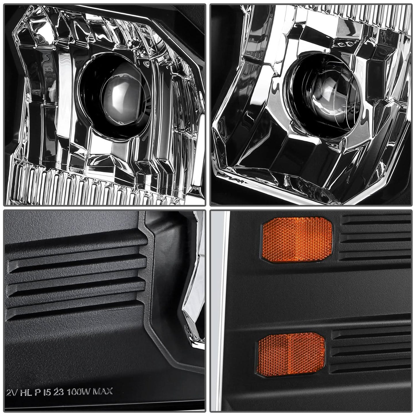 18-25 Mack Anthem OE Style Black Headlights