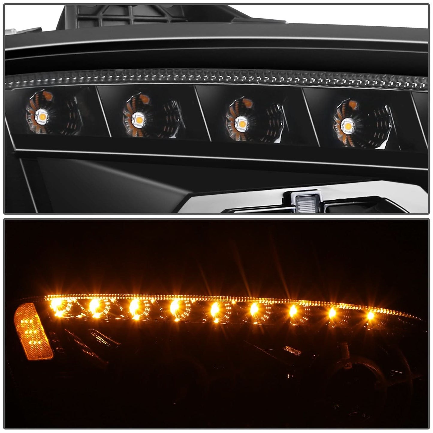 2008-2017 Kenworth T660 Target Style LED Sequential Headlights
