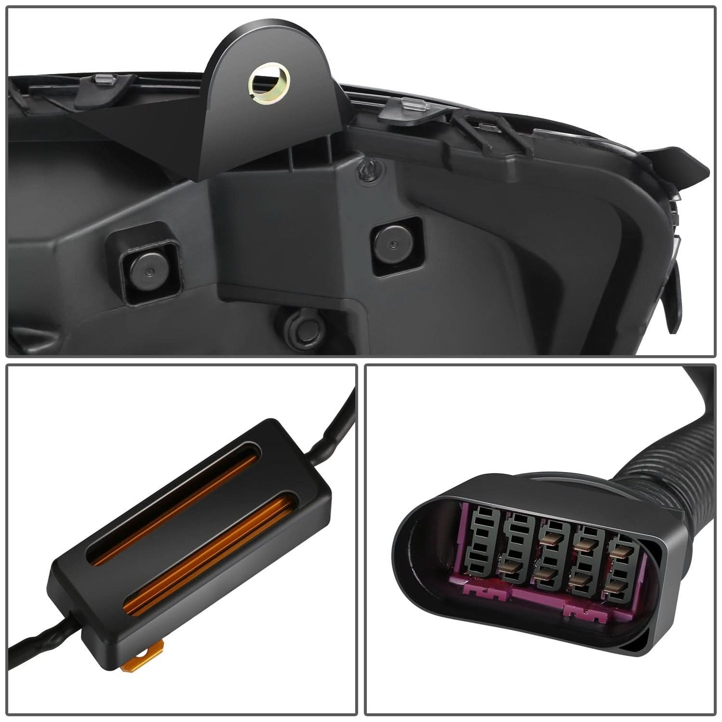 2008-2017 Kenworth T660 Target Style LED Sequential Headlights