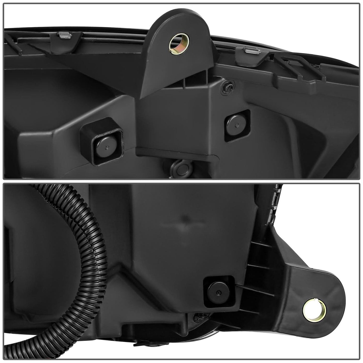 2008-2017 Kenworth T660 LED Sequential Projector Headlights Black