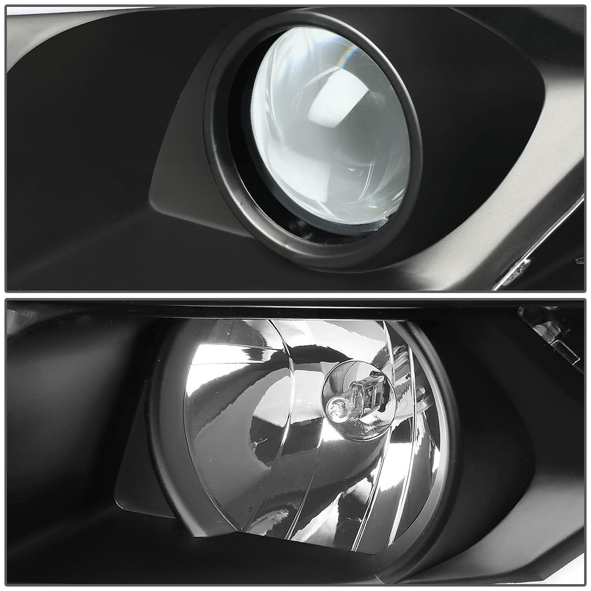 07-17 Chevrolet Silverado LED DRL Dual LED Headlights Black Housing
