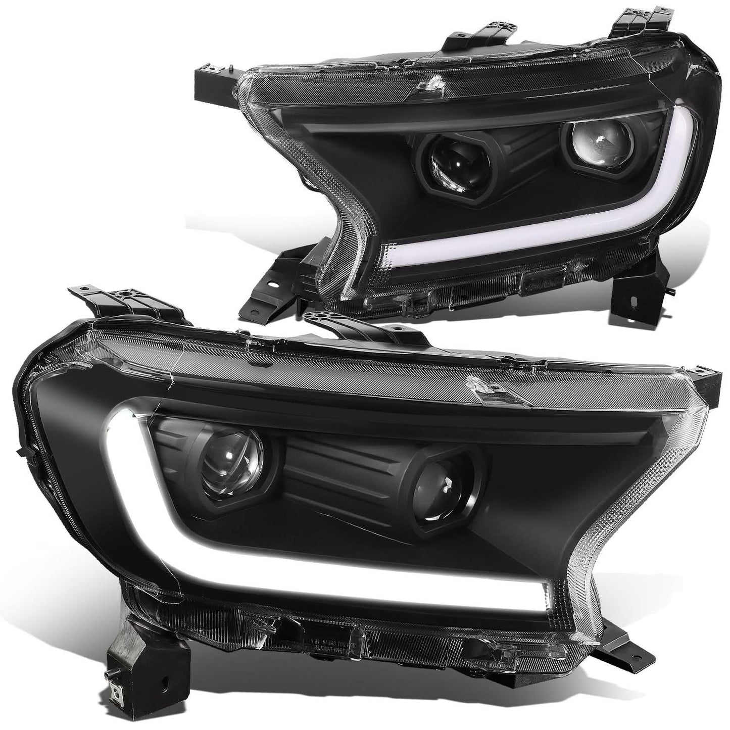 2019-2021 Ford Ranger Sequential LED DRL Switchback Headlights