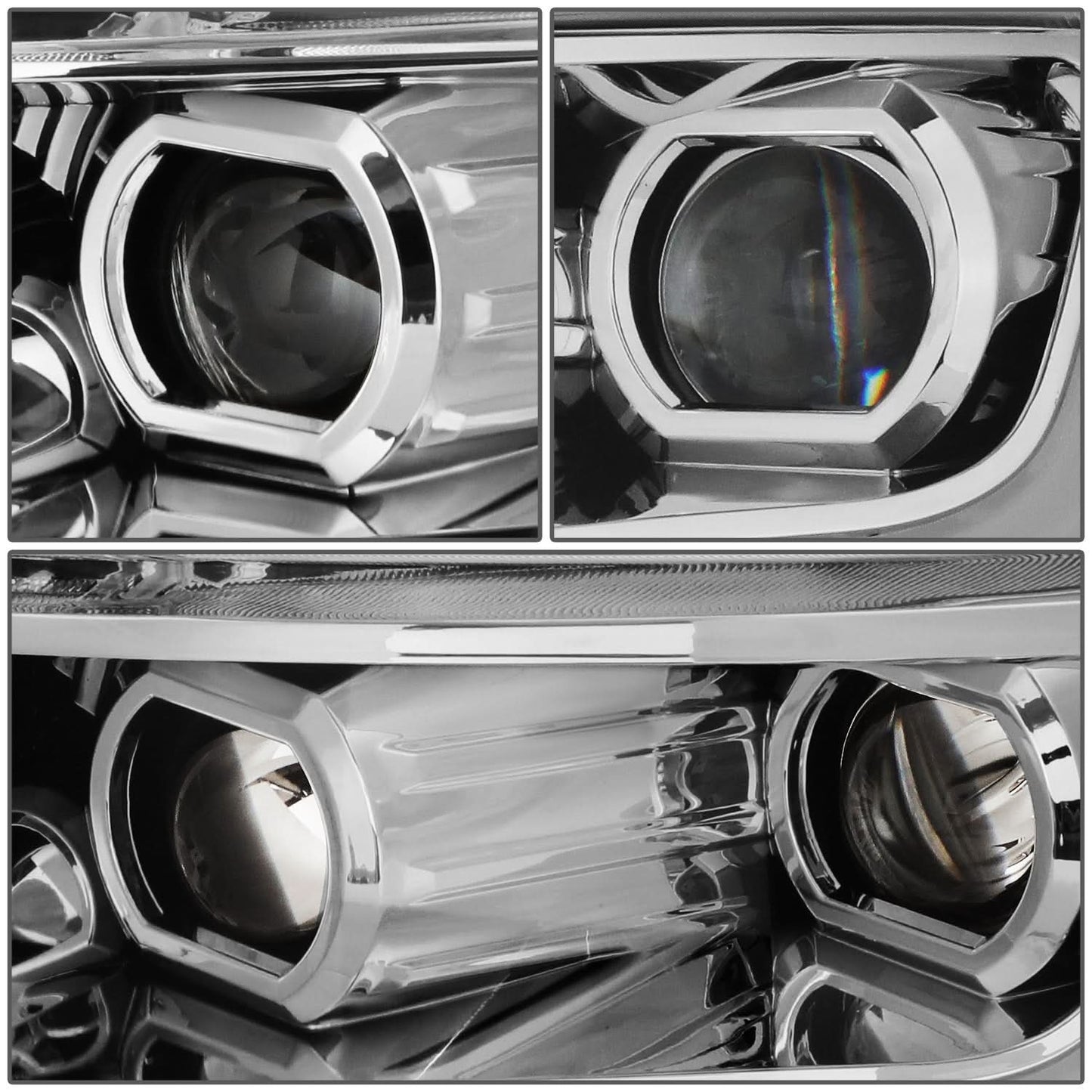 19-21 Ford Ranger Switchback Sequential LED DRL Headlights - Chrome