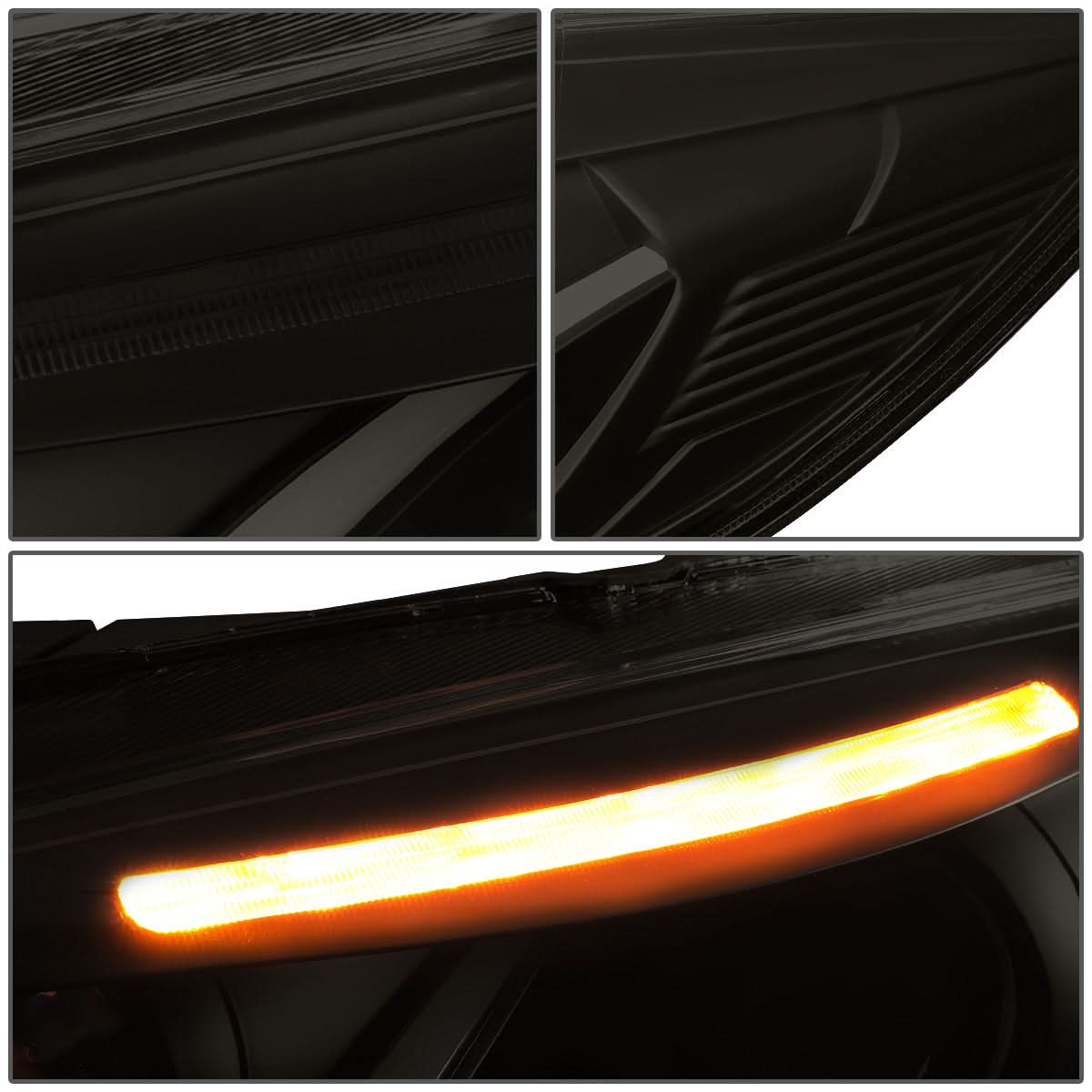 2015-2017 Ford Focus LED Dual Halo Projector Headlights