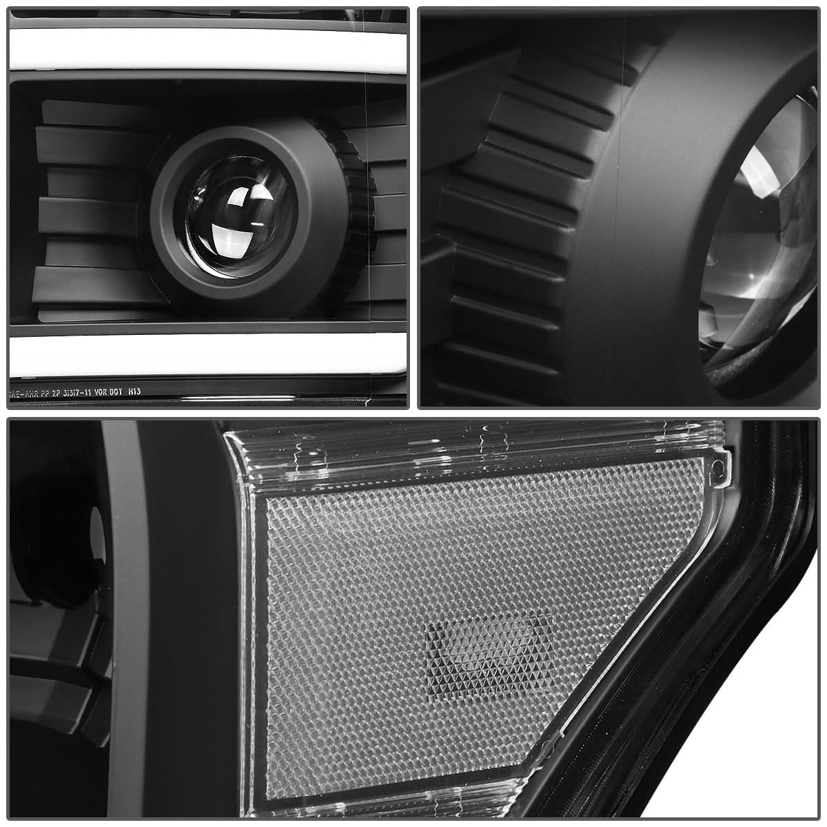 2011-2016 Ford F-250 F-350 F-450 F-550 LED Halo Projector Headlights