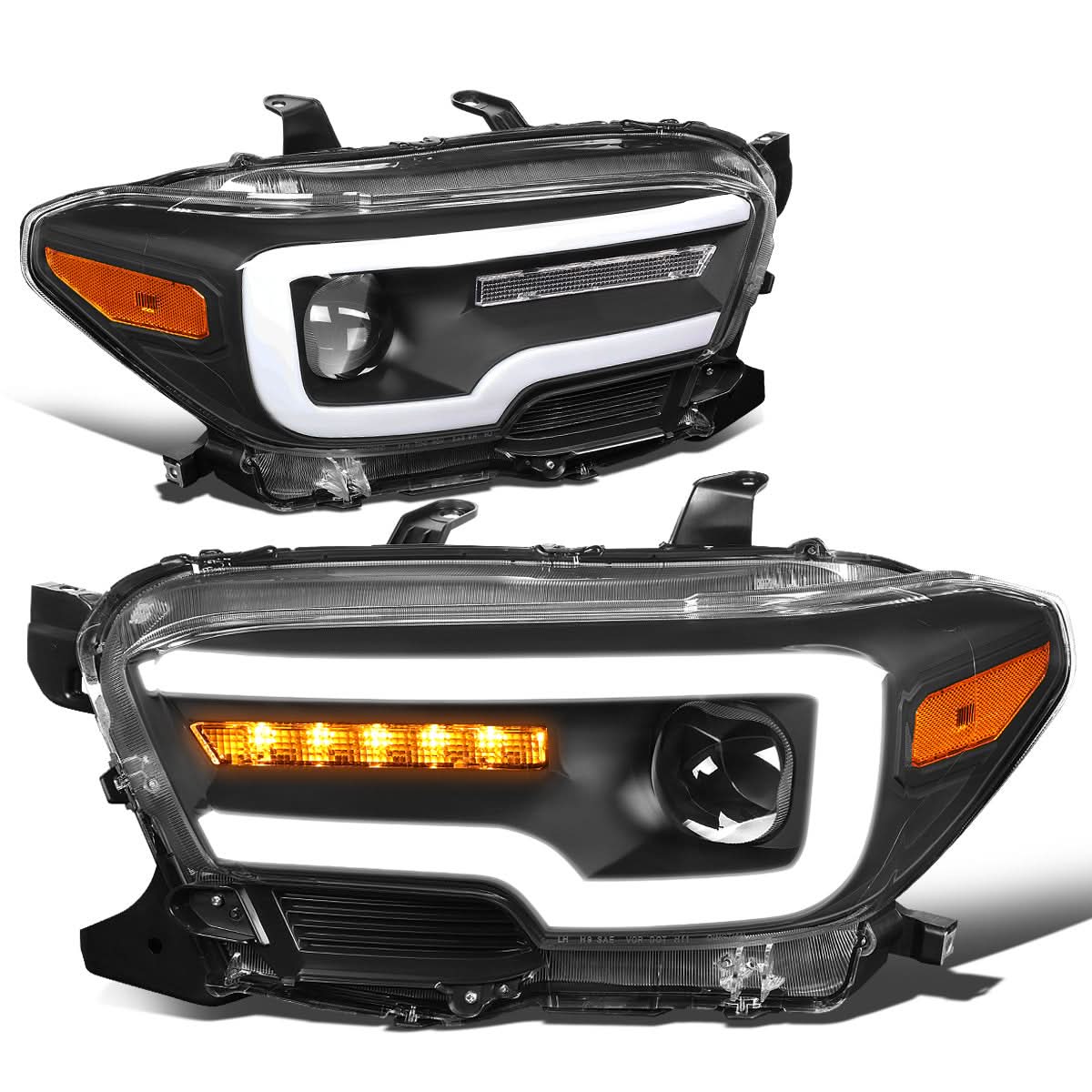 2016-2020 Toyota Tacoma Projector Headlights w/ Sequential Turn Signal