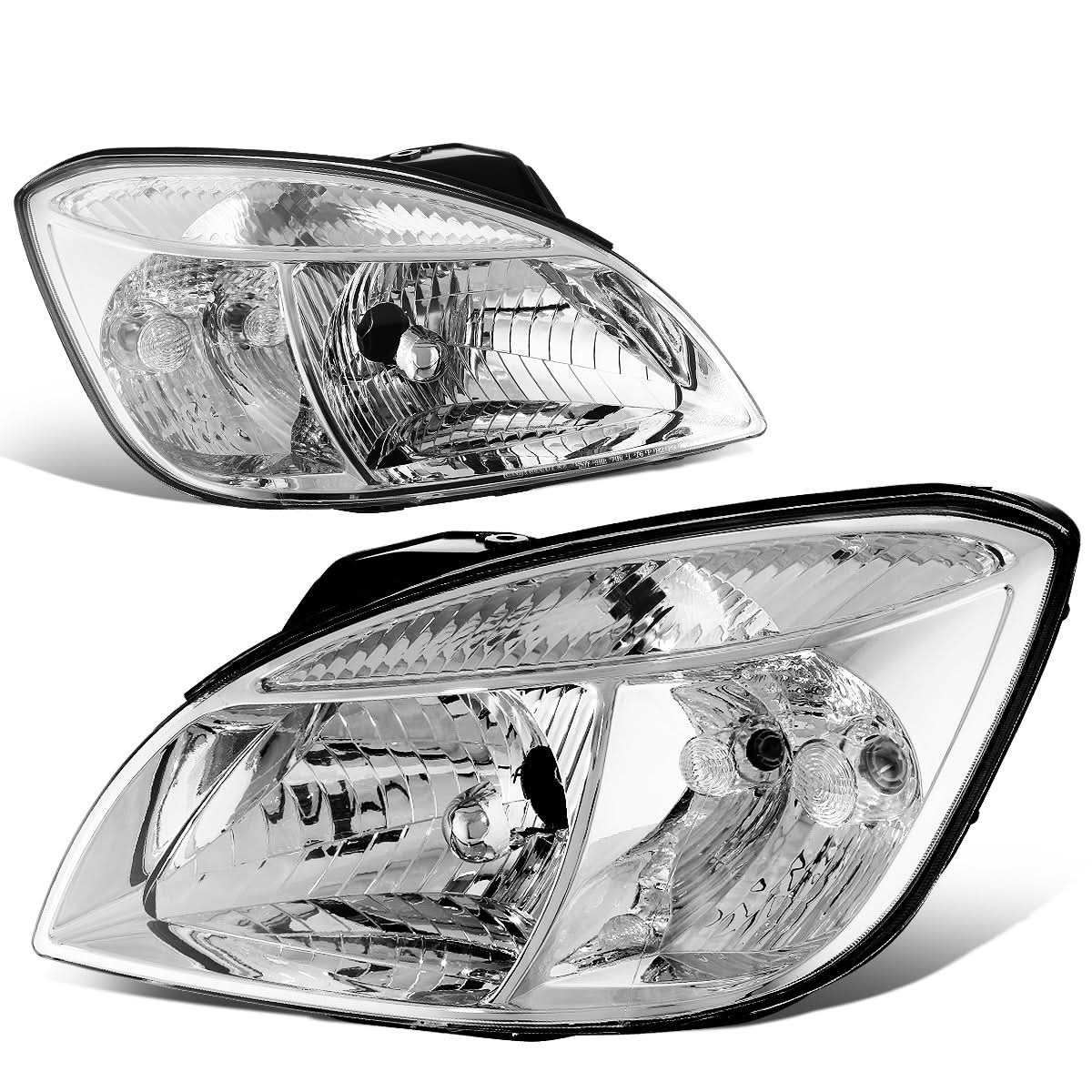 2006-2008 Kia Rio Chrome Housing Clear Corner Headlights