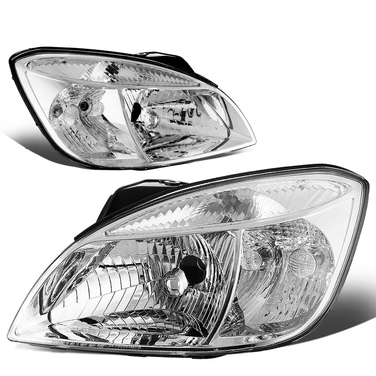 2006-2008 Kia Rio Chrome Housing Clear Corner Headlights
