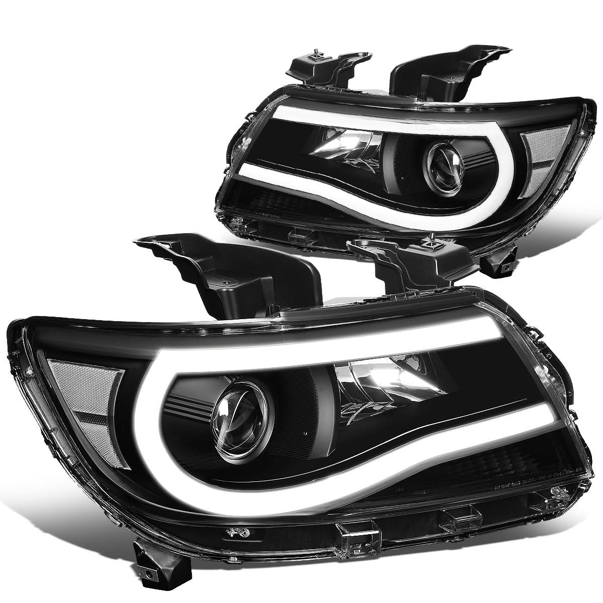 15-20 Chevy Colorado Full LED U-Tube DRL Projector Headlights
