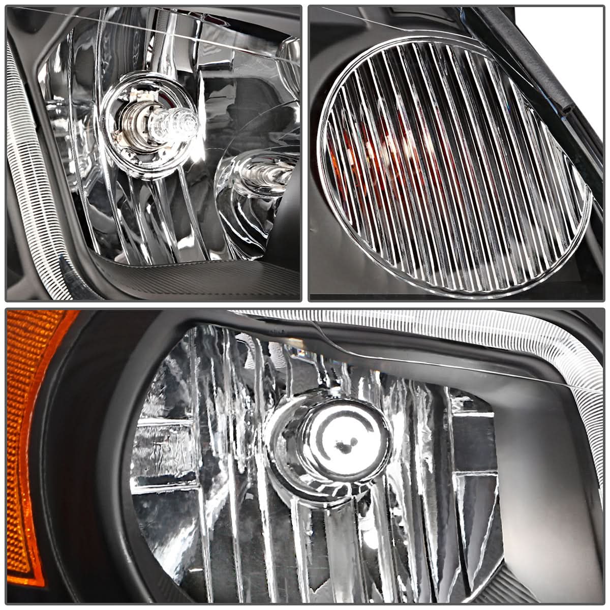 06-16 Chevrolet Impala/Monte Carlo LED DRL Headlights - Black