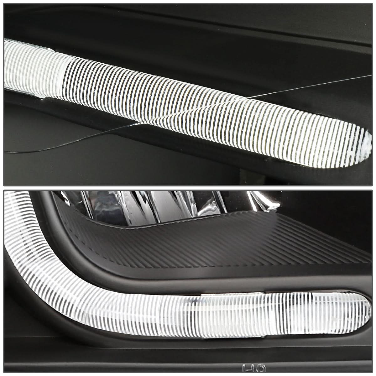 06-16 Chevrolet Impala/Monte Carlo LED DRL Headlights - Black/Clear
