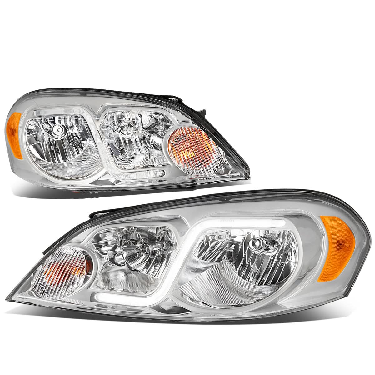 06-16 Chevrolet Impala/Monte Carlo LED DRL Headlights Chrome