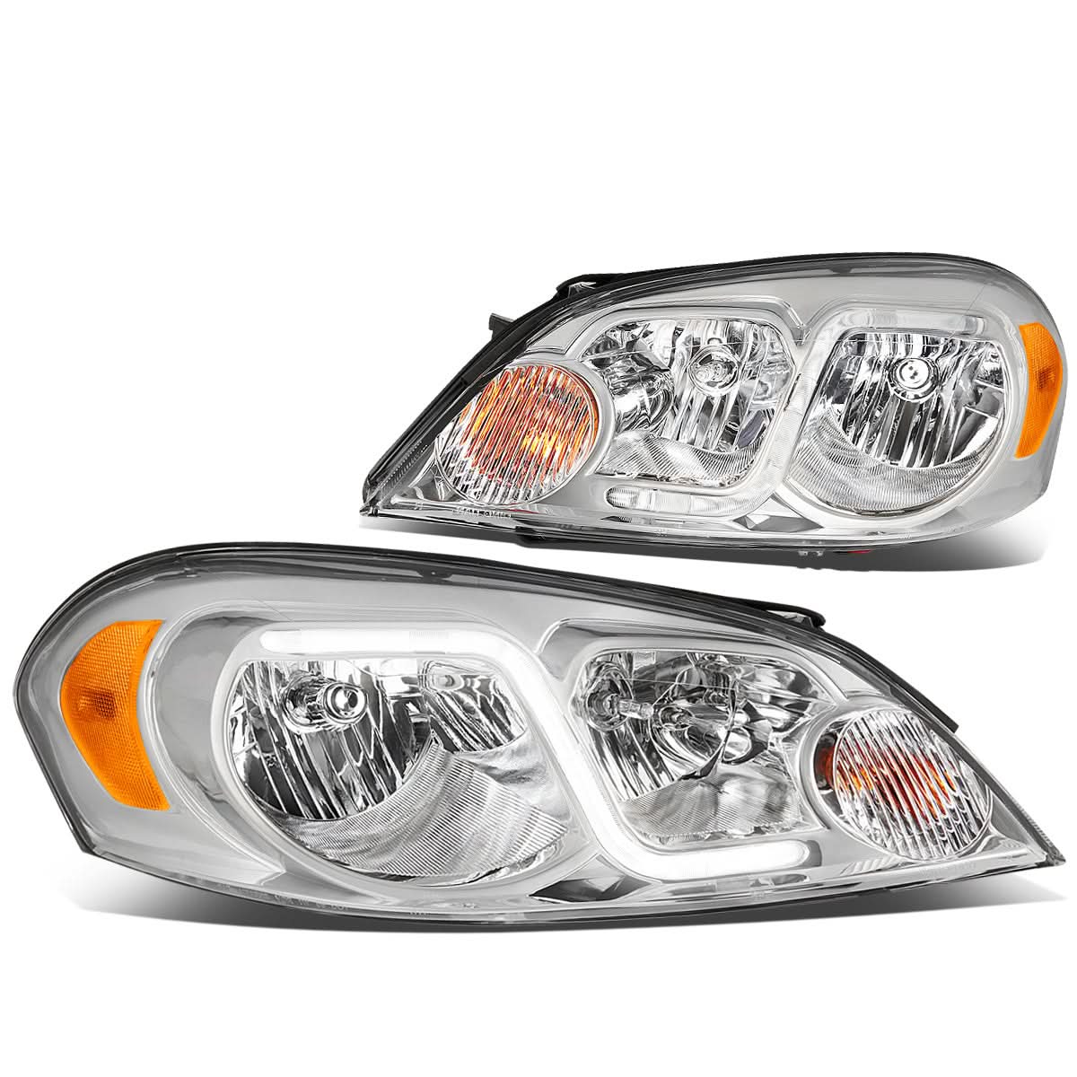 06-16 Chevrolet Impala/Monte Carlo LED DRL Headlights Chrome