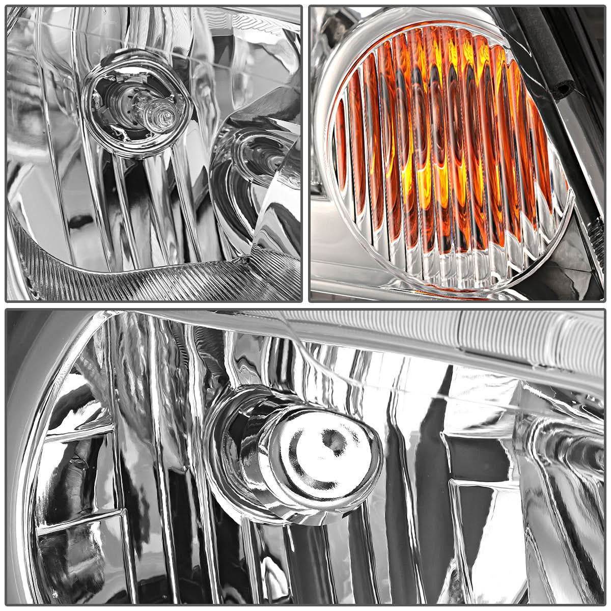 06-16 Chevrolet Impala/Monte Carlo LED DRL Headlights Chrome