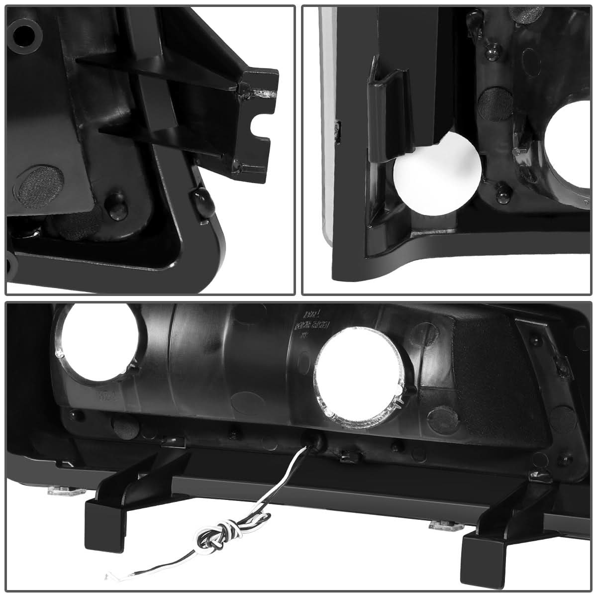 03-07 Chevrolet Silverado / 03-06 Avalanche LED DRL Headlights Black