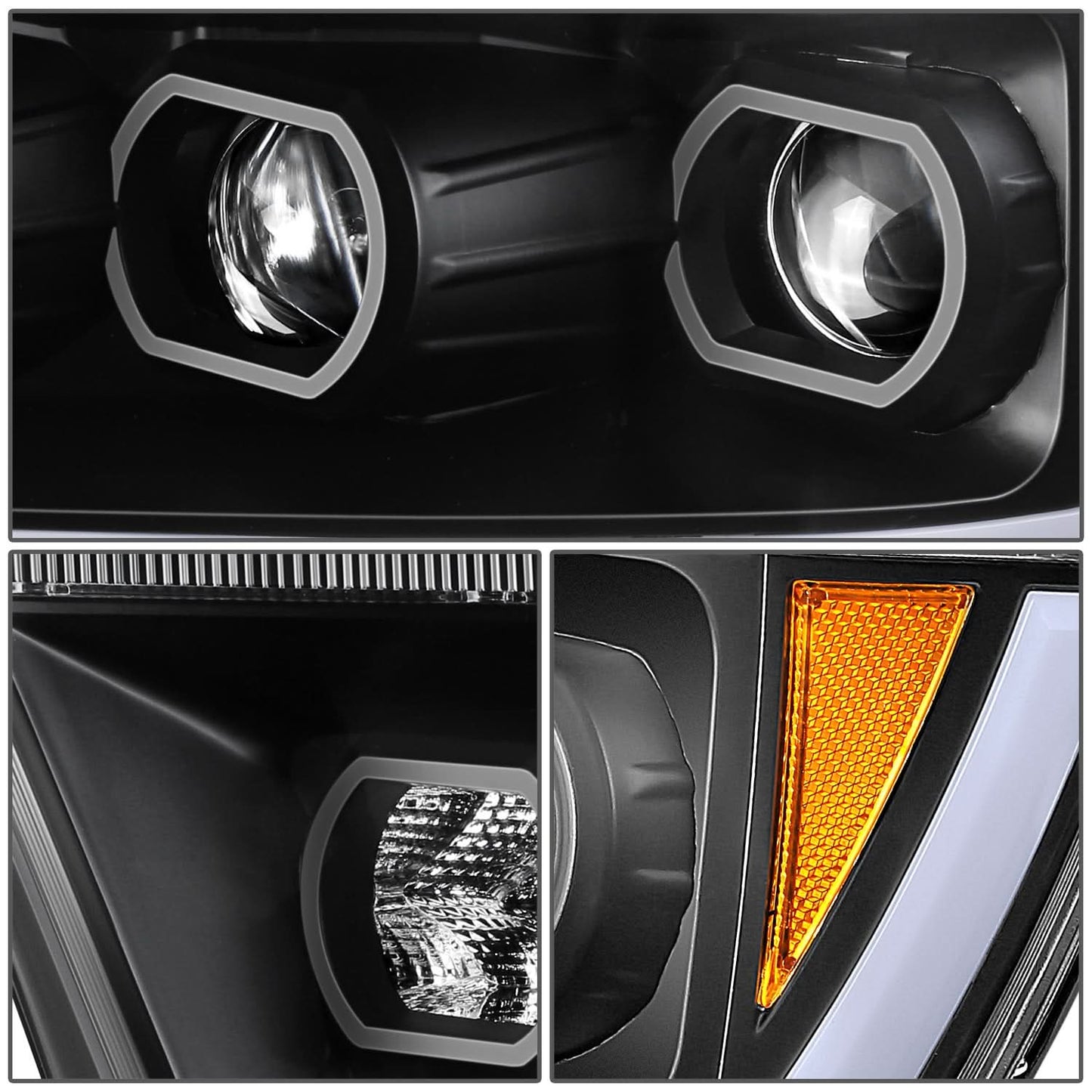 2019-2024 RAM 1500 OE Style Headlights - Black Housing