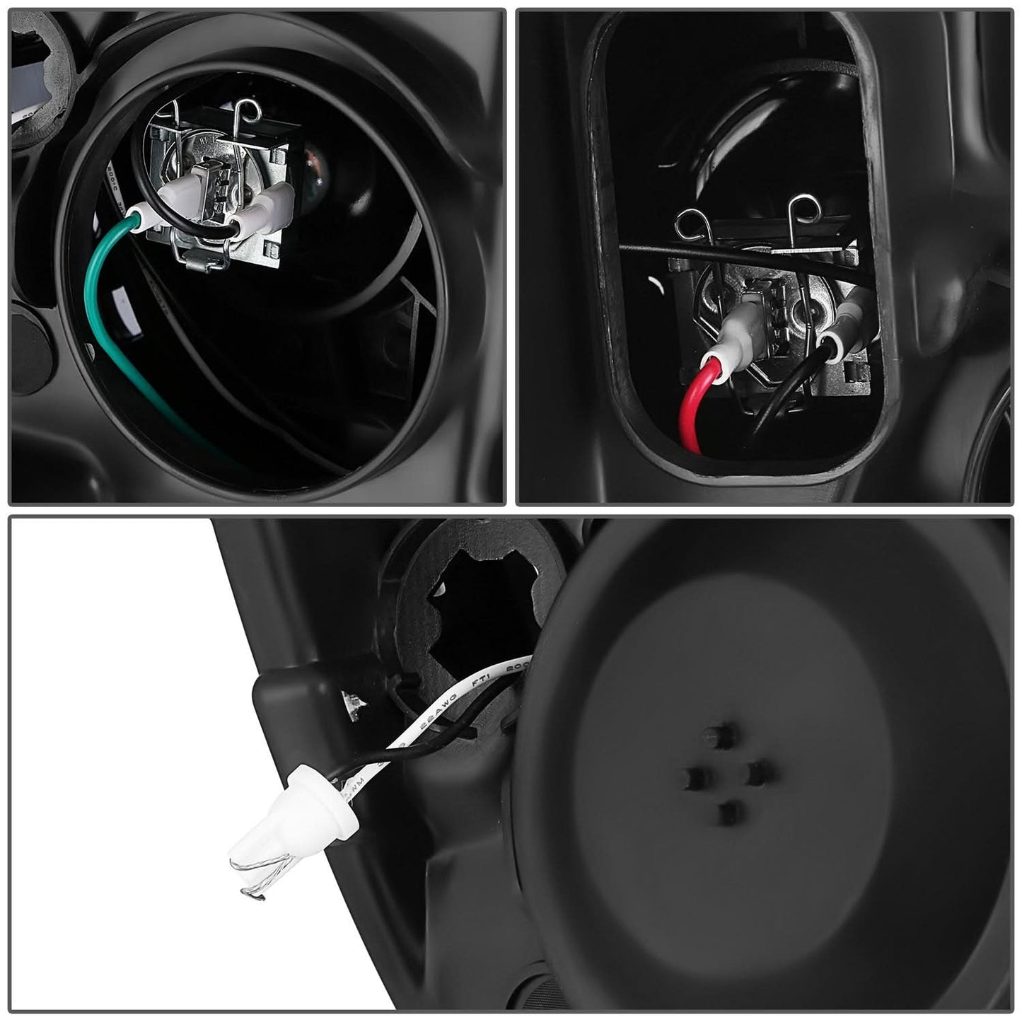 2019-2024 RAM 1500 OE Style Headlights - Black Housing