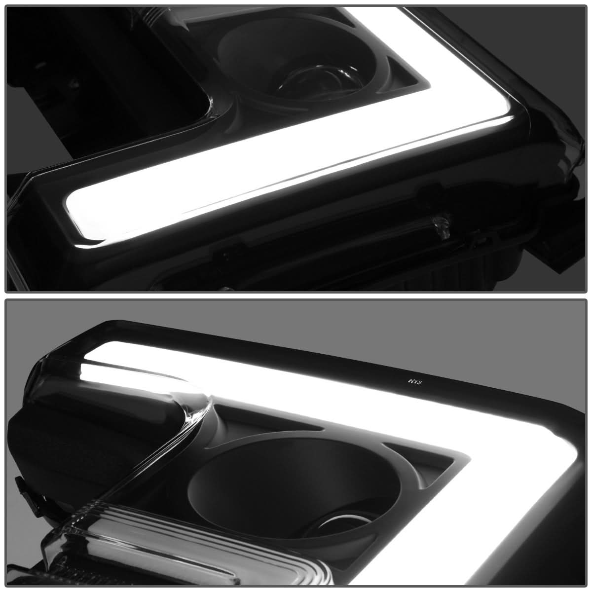 2017-2019 Ford F-250 F-350 F-450 F-550 Super Duty 3D LED DRL Projector Headlights