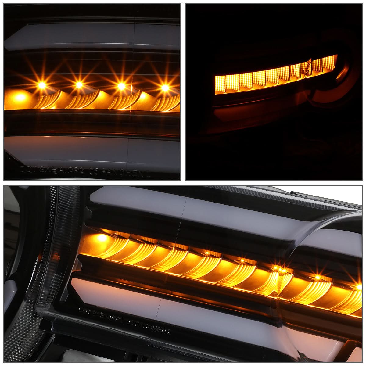 2007-2014 Toyota FJ Cruiser LED DRL Sequential Turn Signal Headlights
