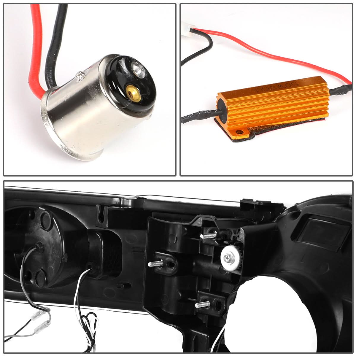 2007-2014 Toyota FJ Cruiser LED DRL Sequential Turn Signal Headlights