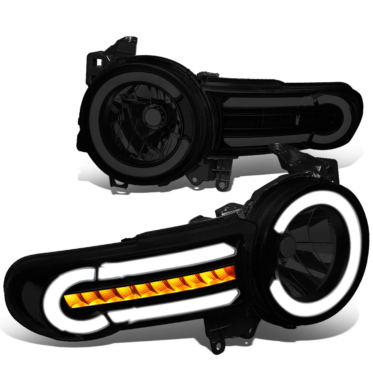 07-14 Toyota FJ Cruiser LED DRL Sequential Turn Signal Headlights