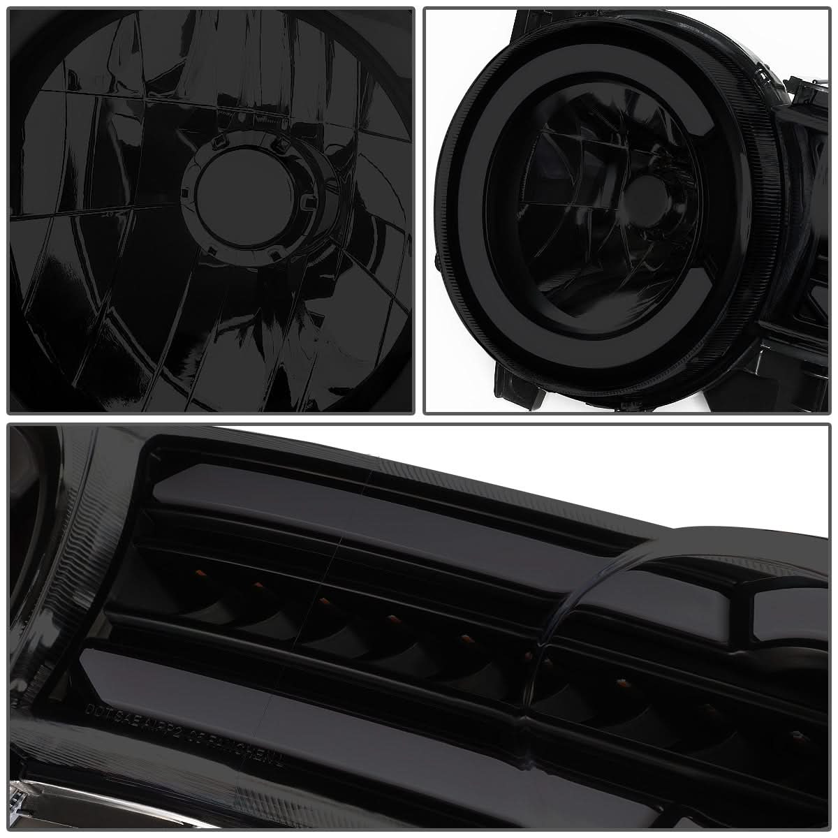 07-14 Toyota FJ Cruiser LED DRL Sequential Turn Signal Headlights