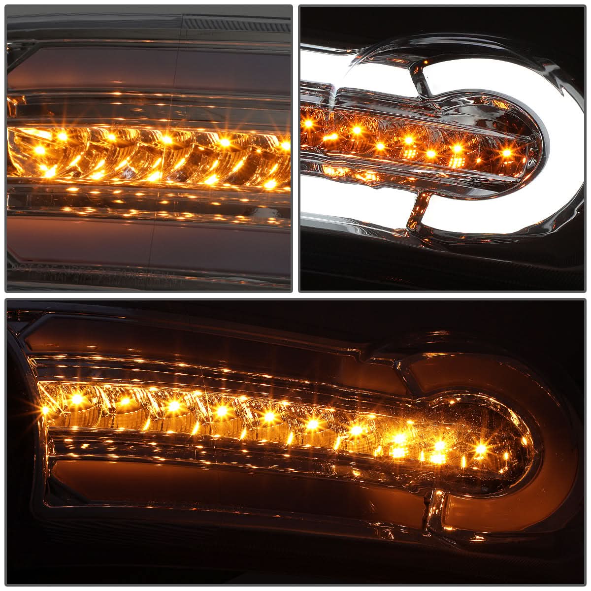 07-14 Toyota FJ Cruiser LED DRL Sequential Turn Signal Headlights