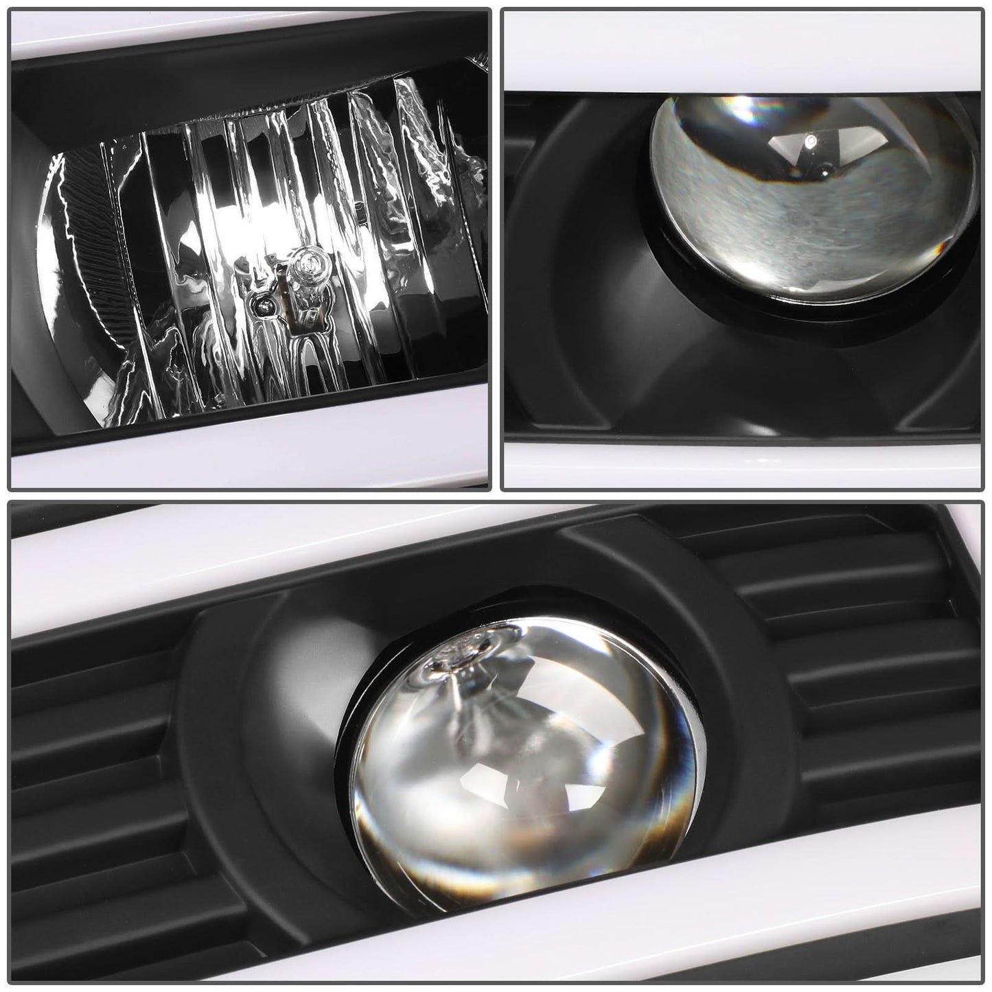 07-13 GMC Sierra 1500 / 07-14 Sierra 2500 3500 Dual U-Bar LED DRL Headlights