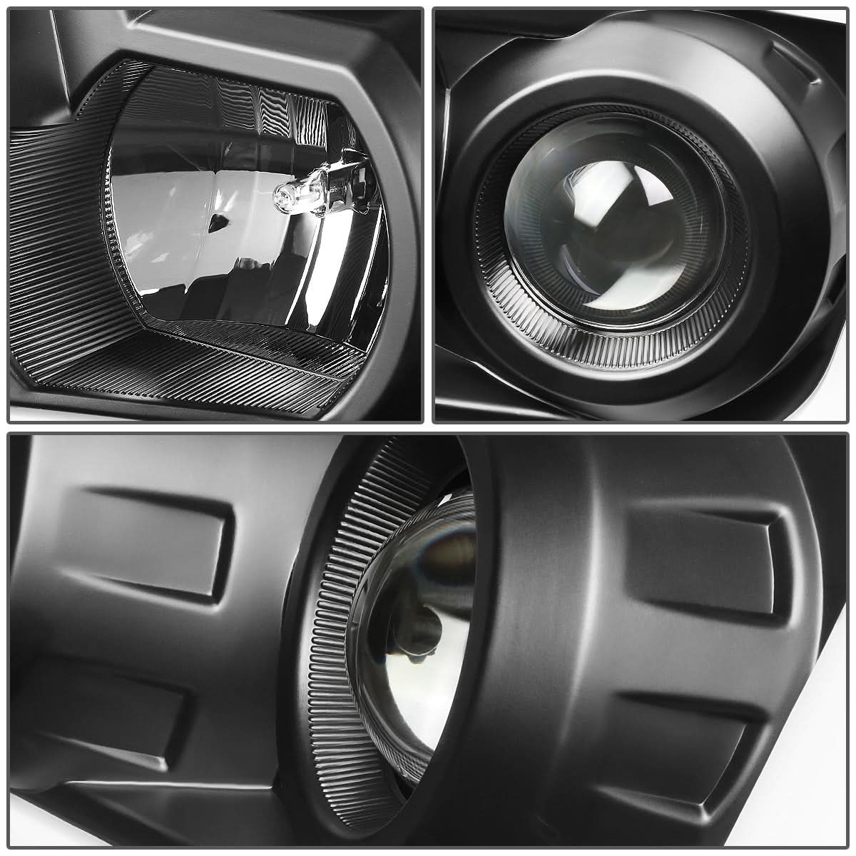 2008-2017 Toyota Sequoia/Tundra LED DRL Projector Headlights Black