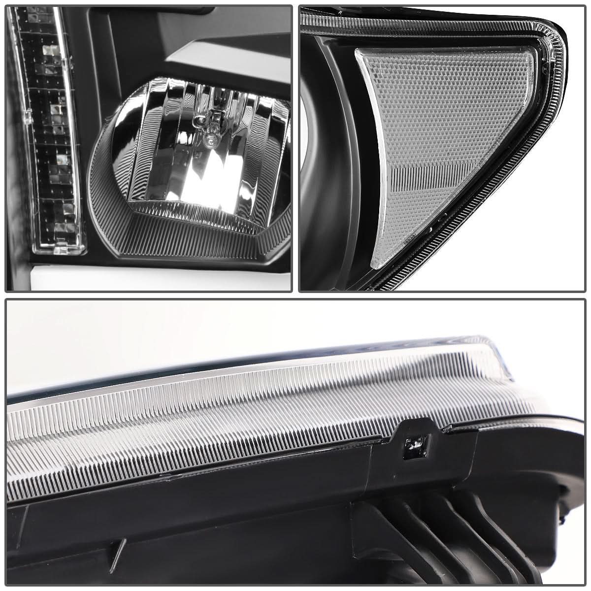 08-17 Toyota Sequoia / 07-13 Tundra LED DRL Projector Headlights