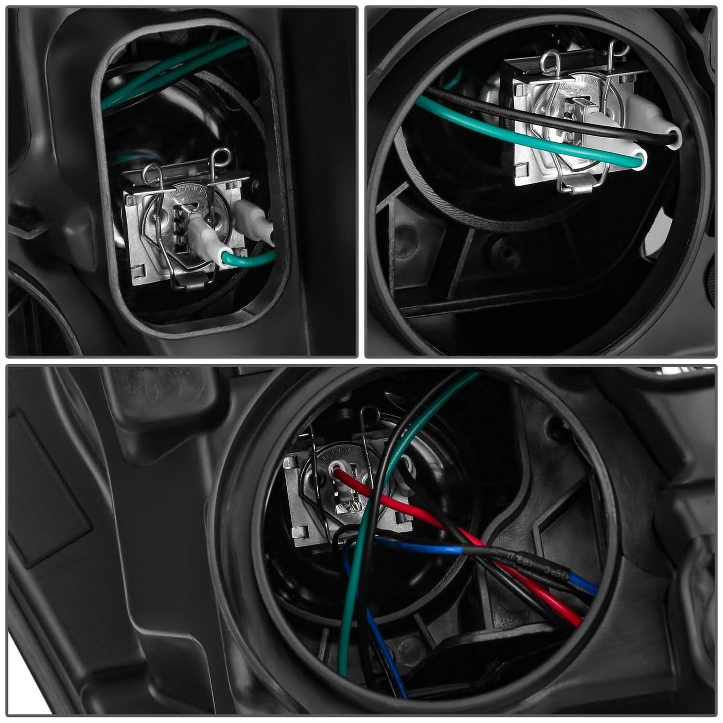 2019-2024 RAM 1500 OE Style Headlights - Black Housing Clear Corner