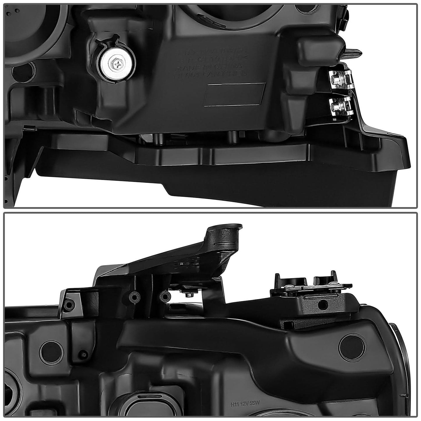 2019-2024 RAM 1500 OE Style Headlights - Black Housing Clear Corner