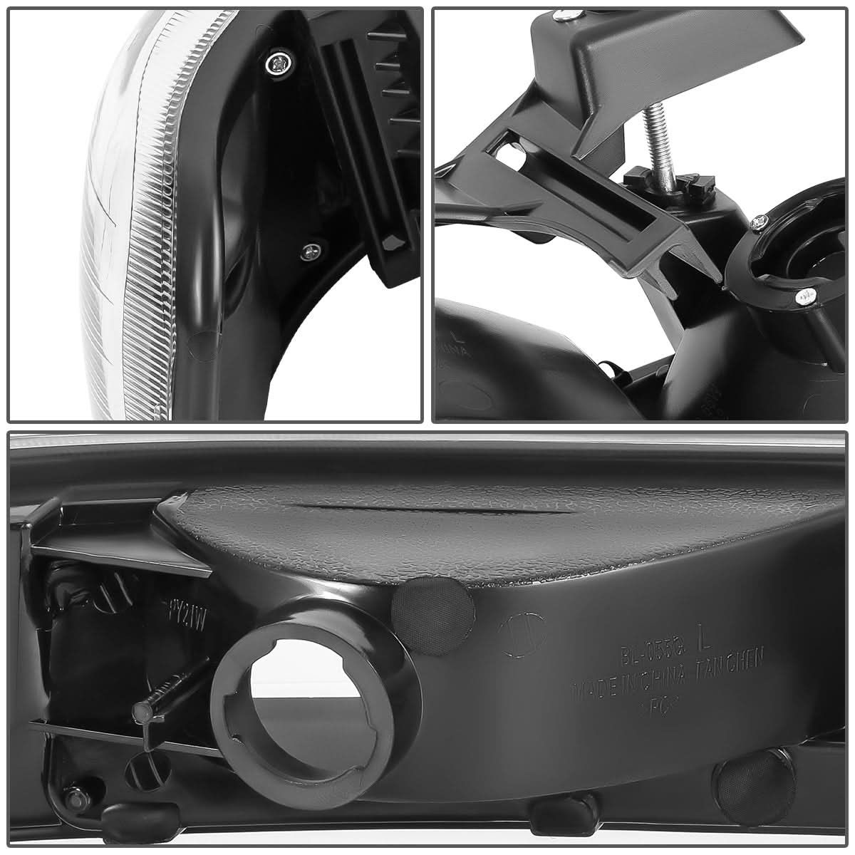 99-06 Chevrolet Silverado Tahoe Suburban LED DRL Dual C-Bar Headlights