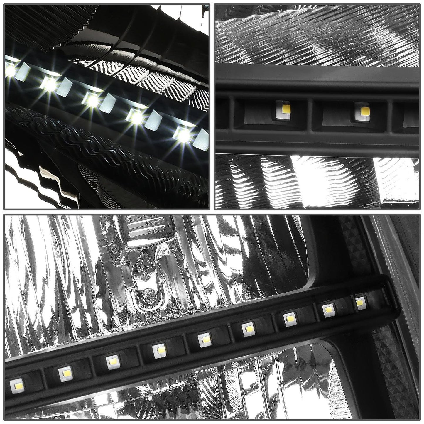 07-13 GMC Sierra 1500 / 07-14 Sierra 2500 3500 LED DRL Headlights