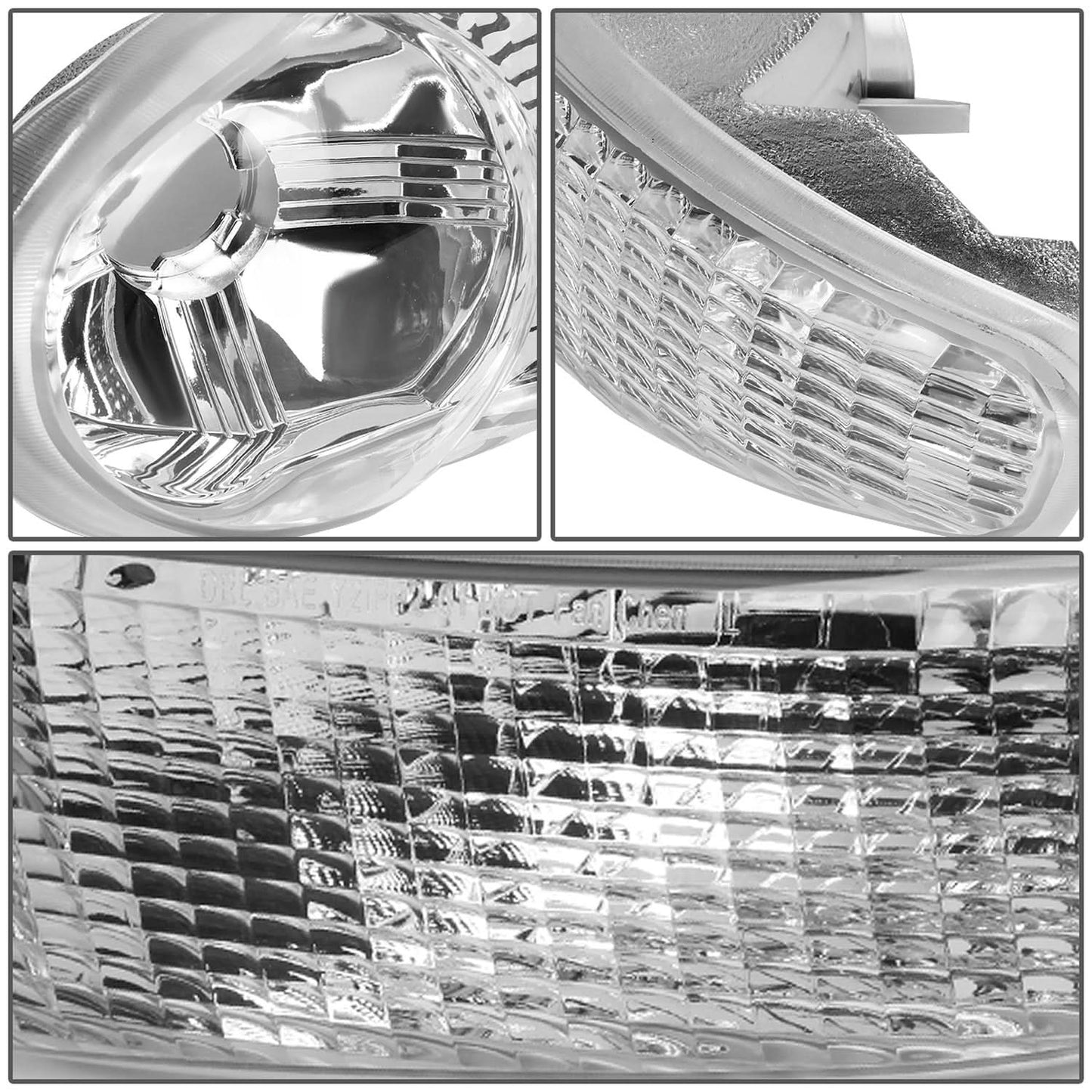01-07 GMC Sierra/Yukon Denali OEM Style Chrome Headlights 4PC Kit