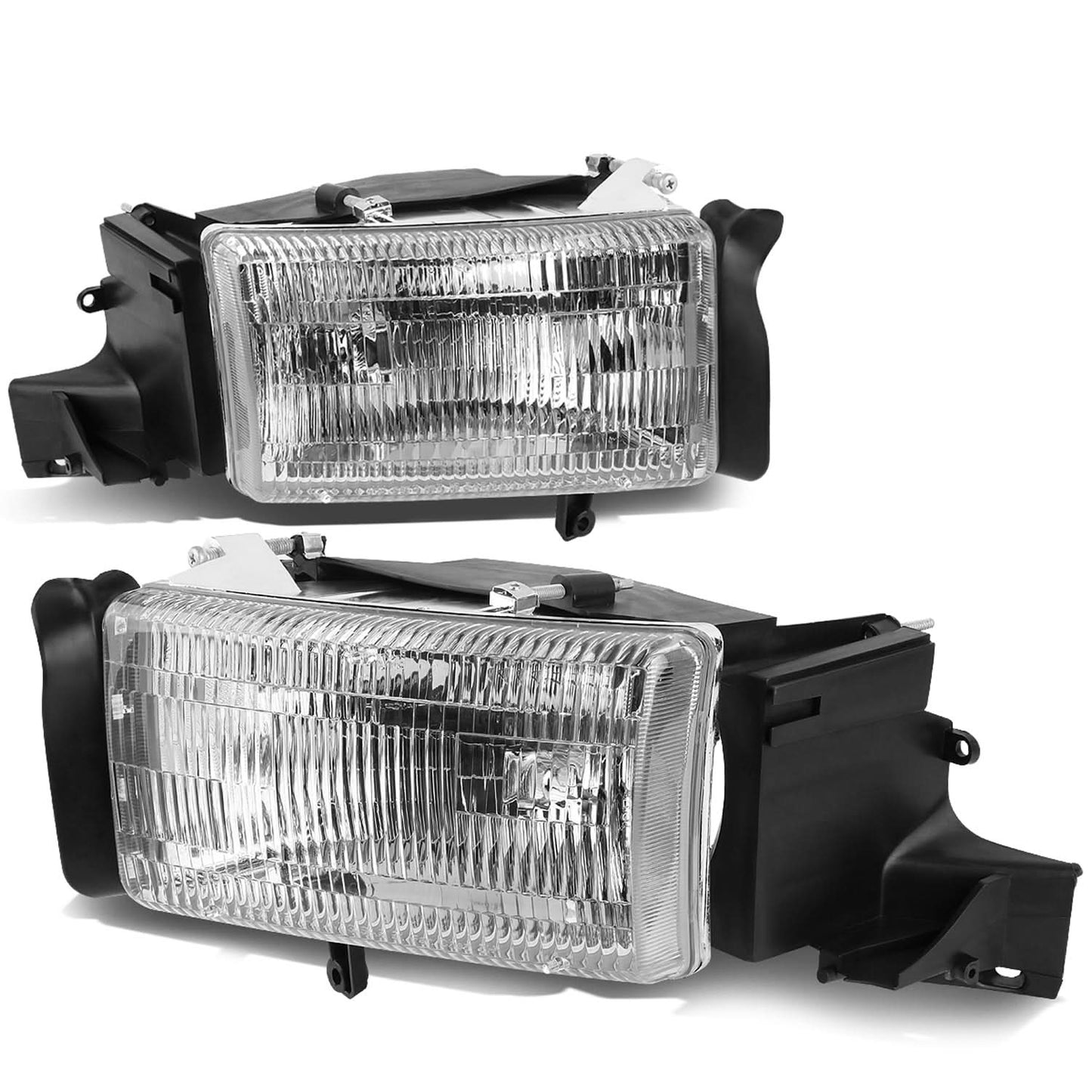 94-02 Dodge Ram OEM Style Chrome Housing Headlights - 2PC