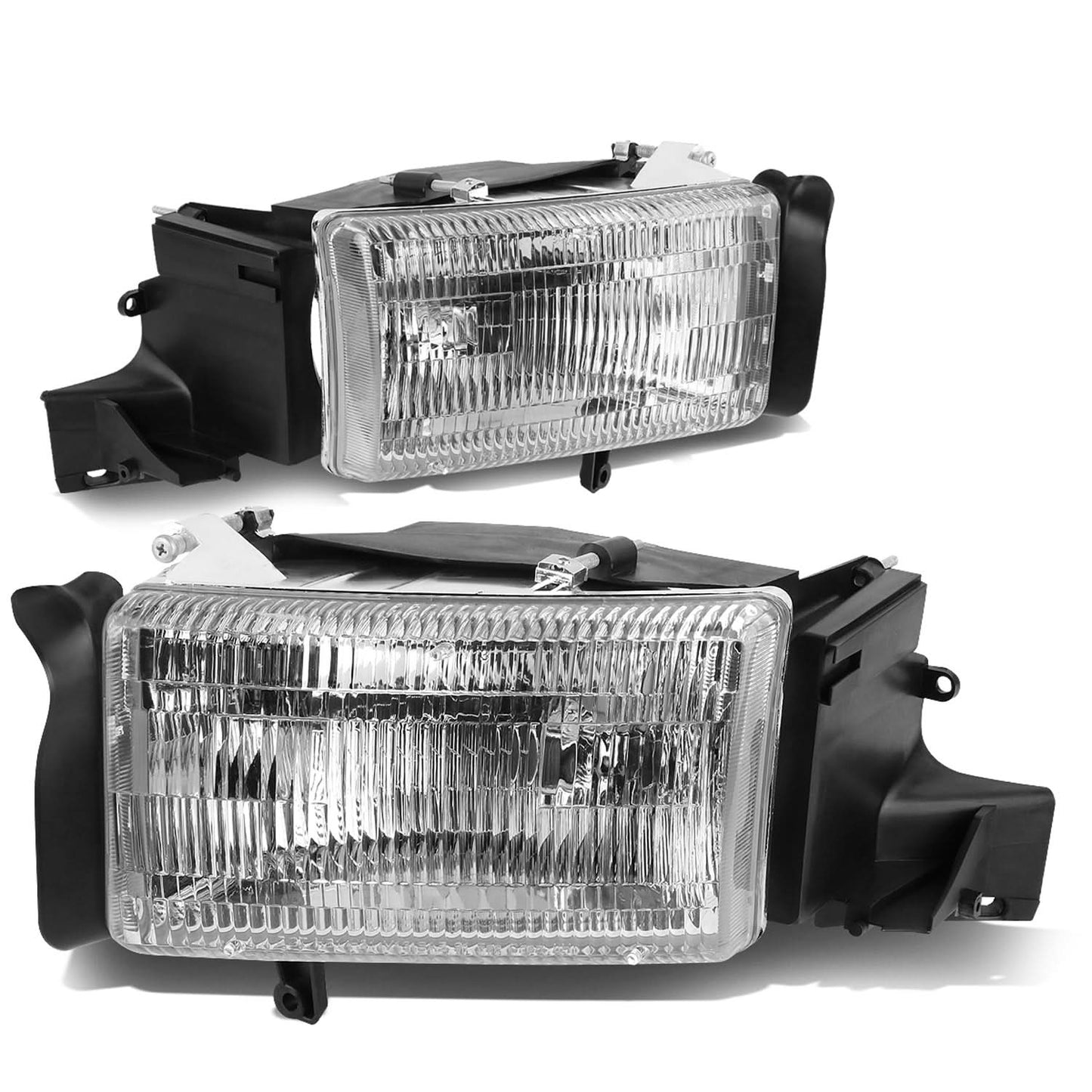 94-02 Dodge Ram OEM Style Chrome Housing Headlights - 2PC