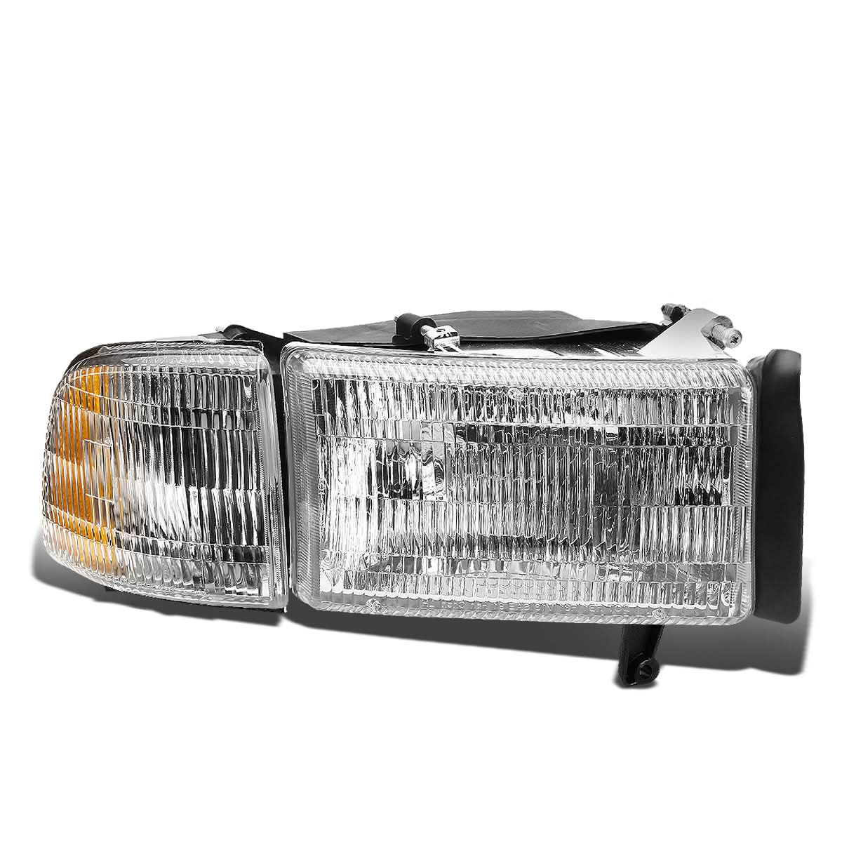 94-02 Dodge Ram OEM Style Right Headlight - Chrome Housing