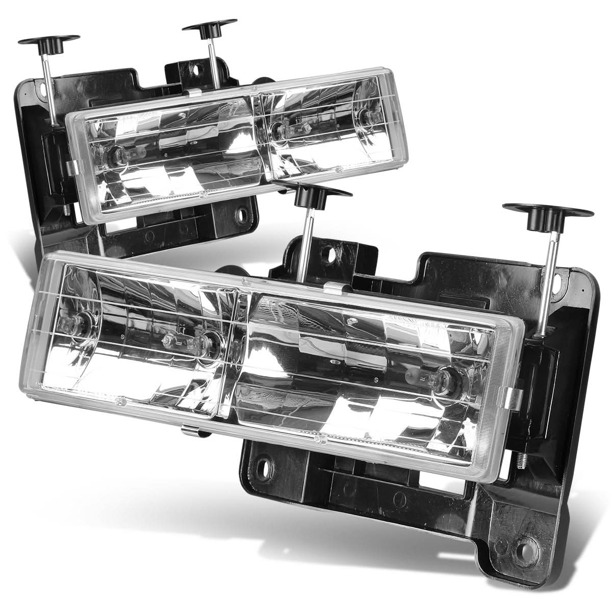 88-98 Chevrolet C10 Chrome Housing Headlights 2PC Set