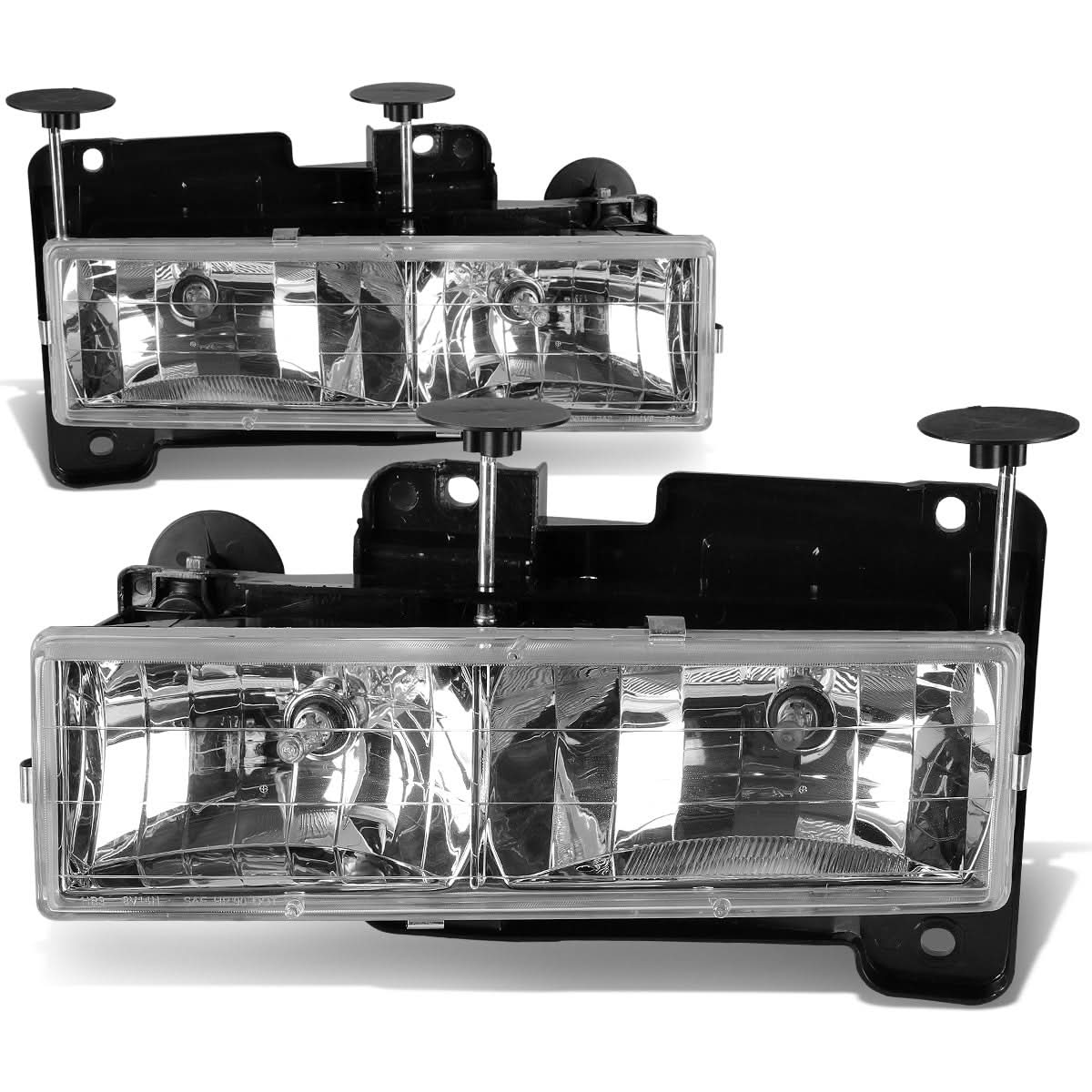88-98 Chevrolet C10 Chrome Housing Headlights 2PC Set
