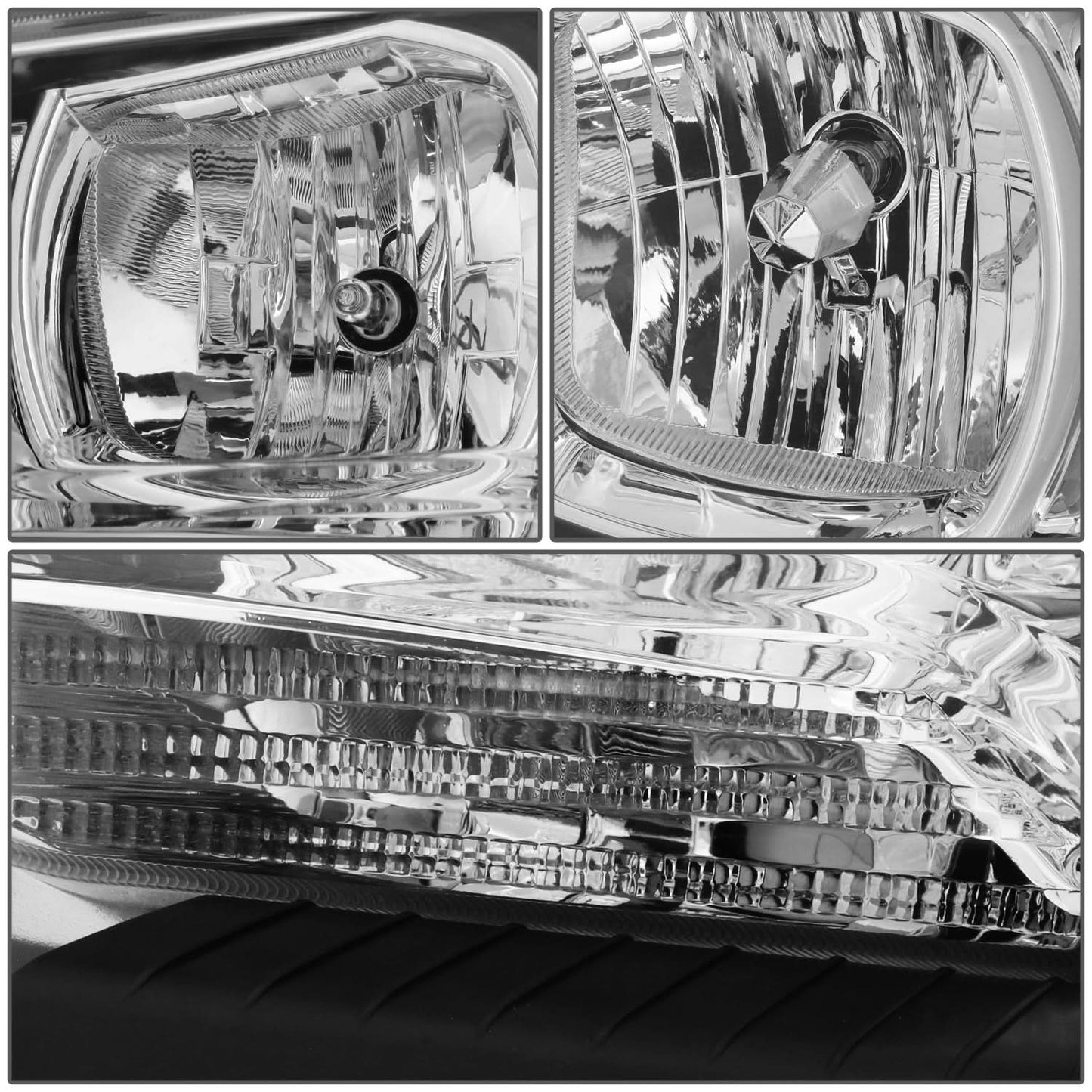 2011-2014 Dodge Charger Chrome Amber Corner Headlights