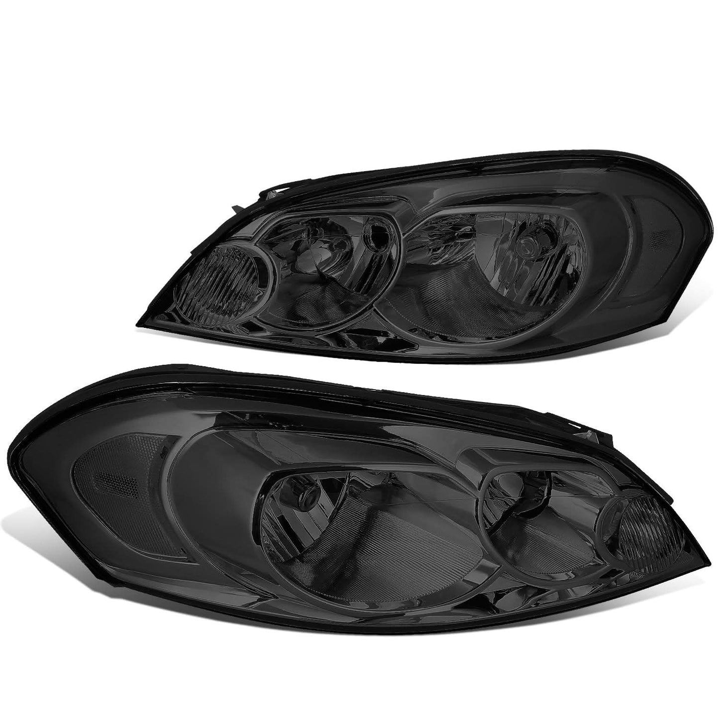06-16 Chevrolet Impala / Monte Carlo Smoke Headlights w/ Clear Corner