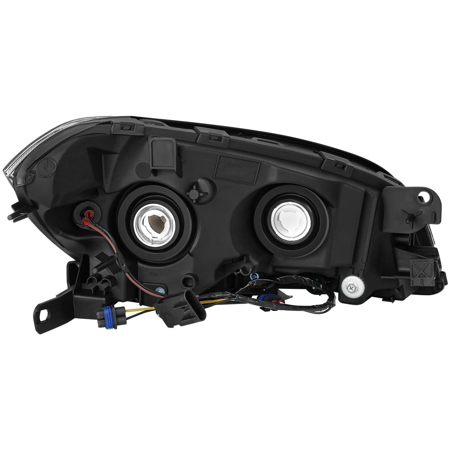 08-12 Chevrolet Malibu Chrome Housing Headlights with Amber Corner