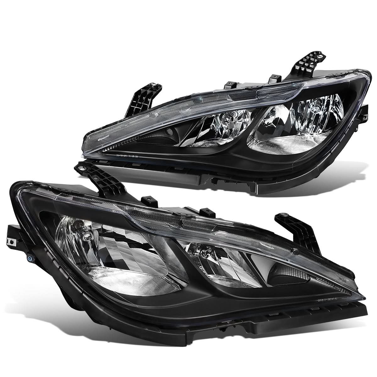 2017-2020 Chrysler Pacifica Black Housing Headlights w/ Clear Corner
