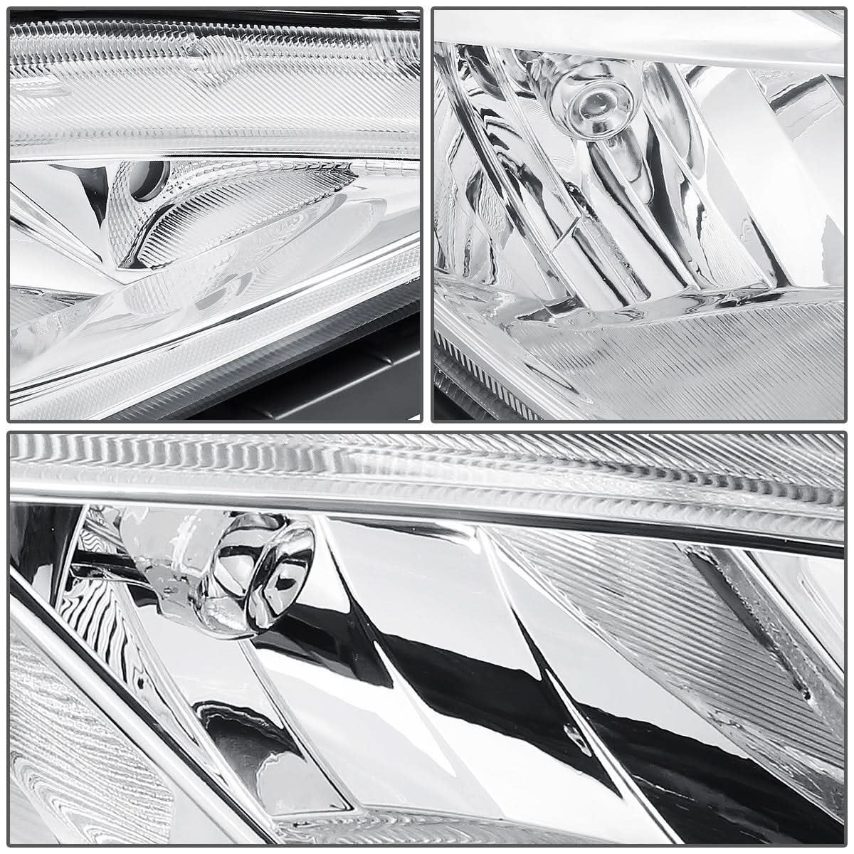 2017-2020 Chrysler Pacifica Chrome Housing Headlights with Clear Corner