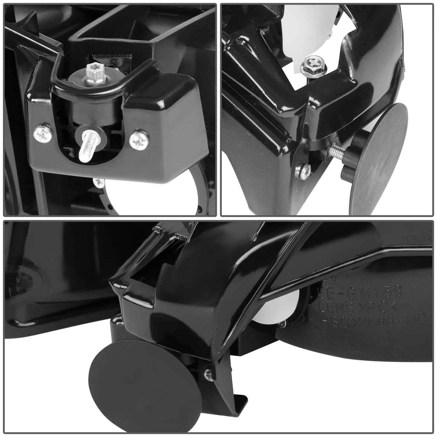 99-06 Chevrolet Silverado Suburban Tahoe Black Housing Headlights