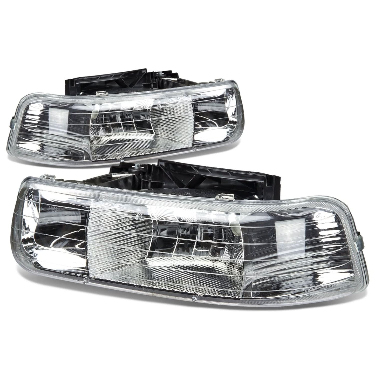 99-06 Chevrolet Silverado Suburban Tahoe Chrome Headlights 2PC