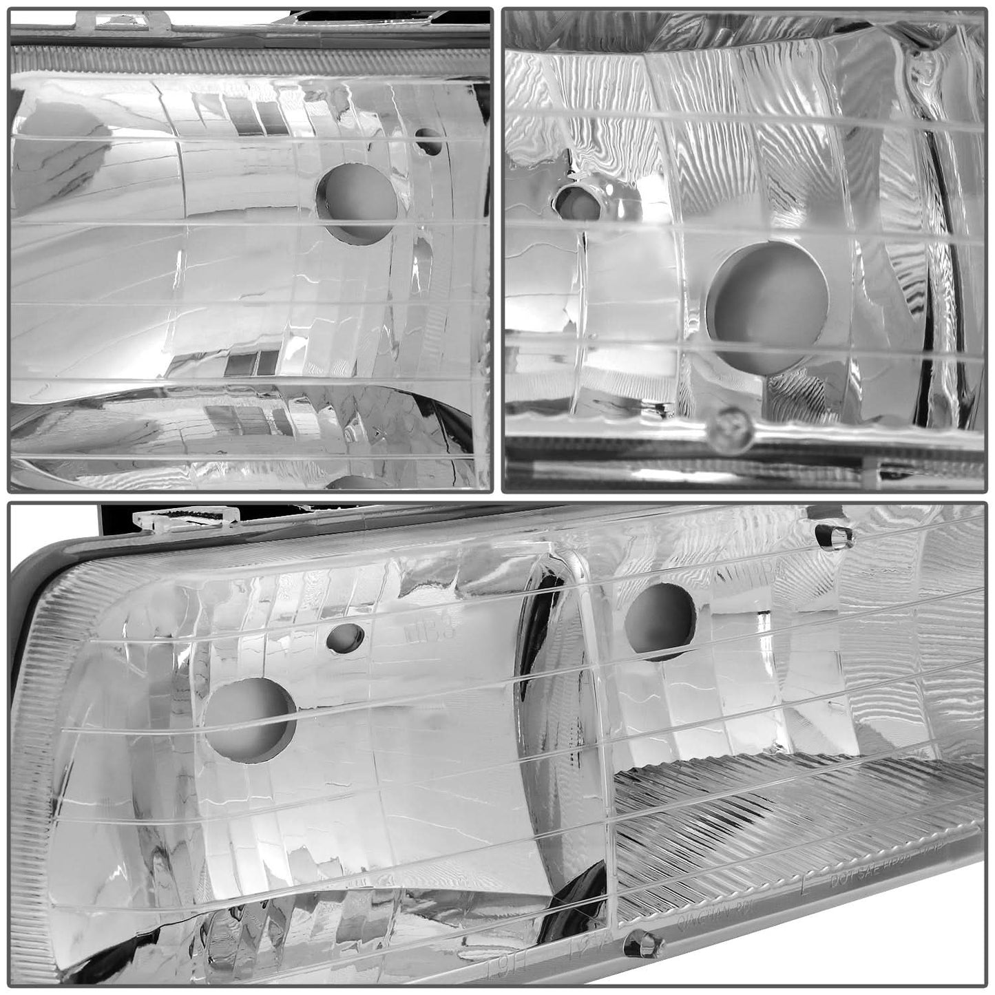 99-06 Chevrolet Silverado Suburban Tahoe Chrome Headlights 2PC