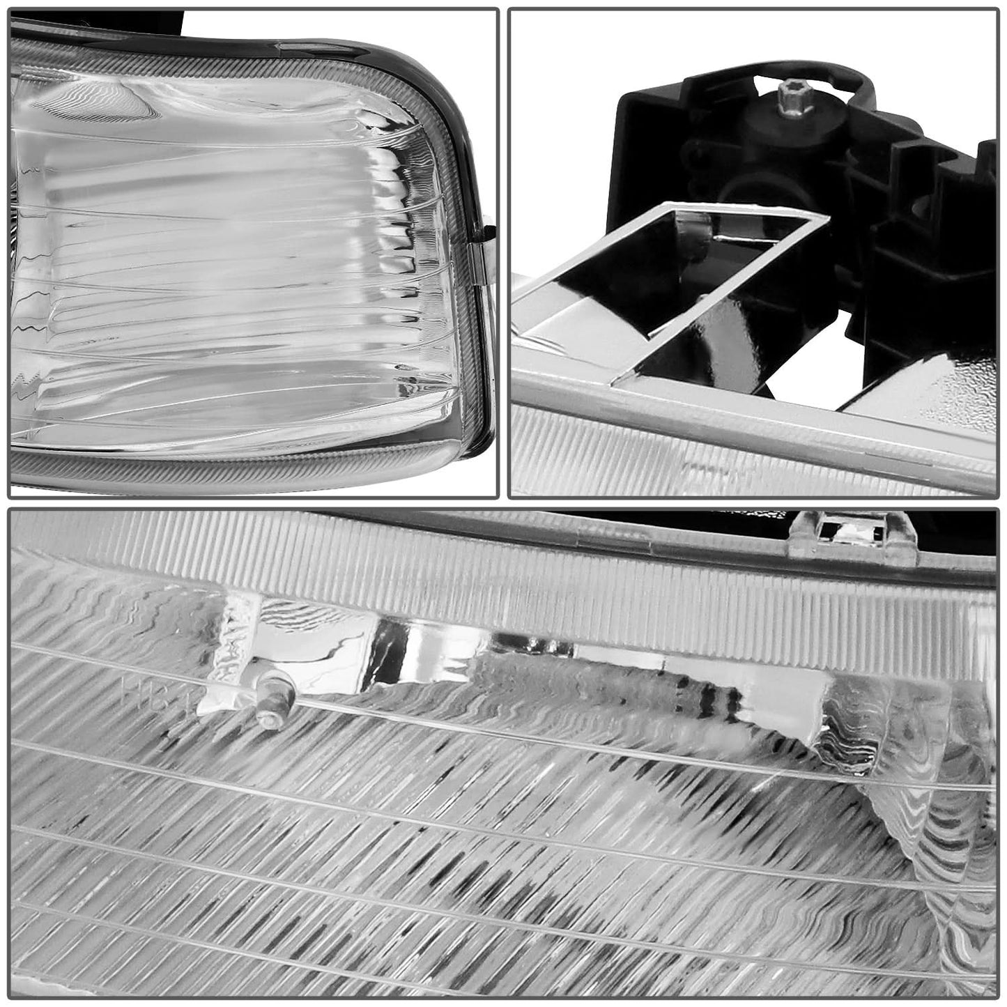 99-06 Chevrolet Silverado Suburban Tahoe Chrome Headlights 2PC