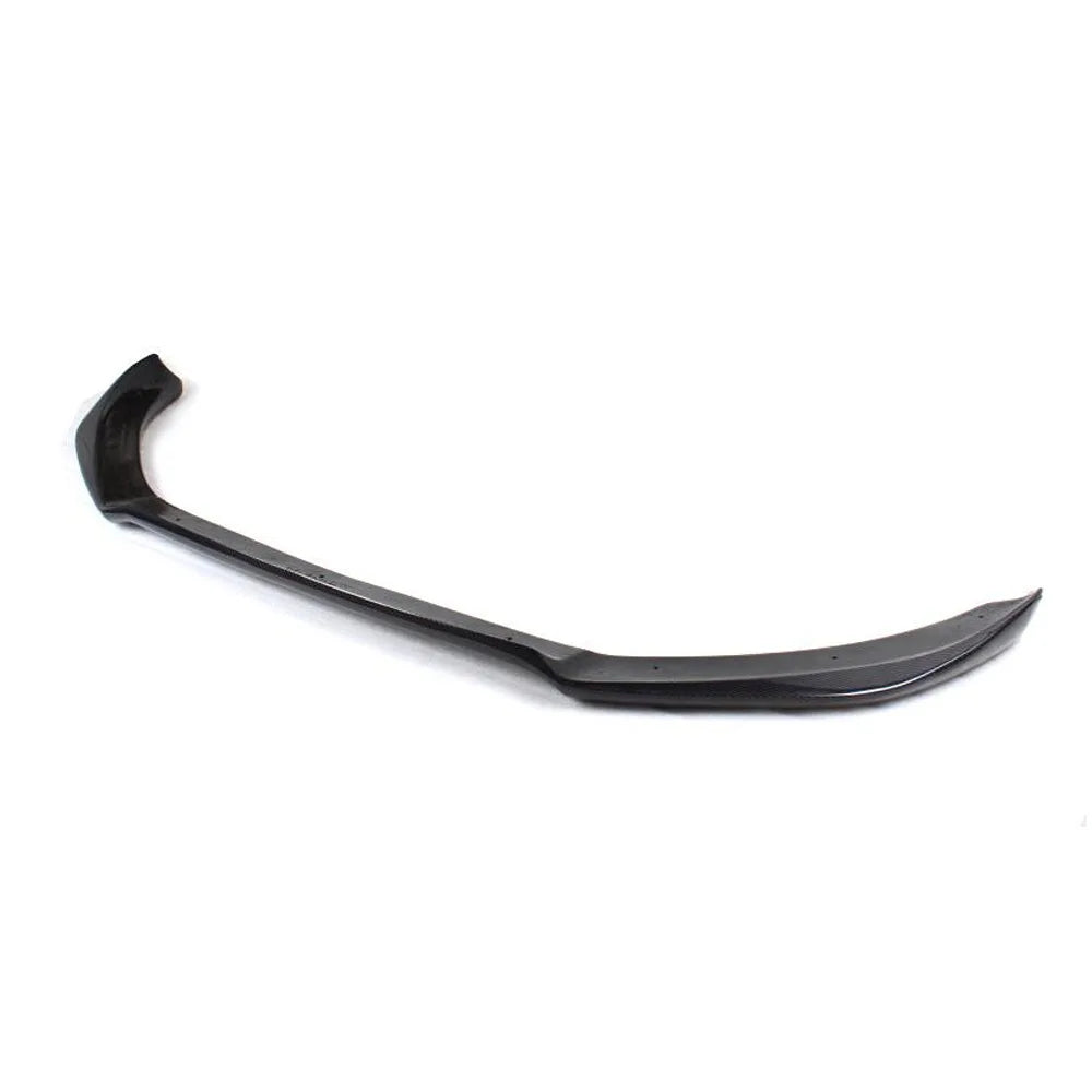 Audi A4 B8 Carbon Fiber Gloss Black Front Bumper Lip 2013 - 2015